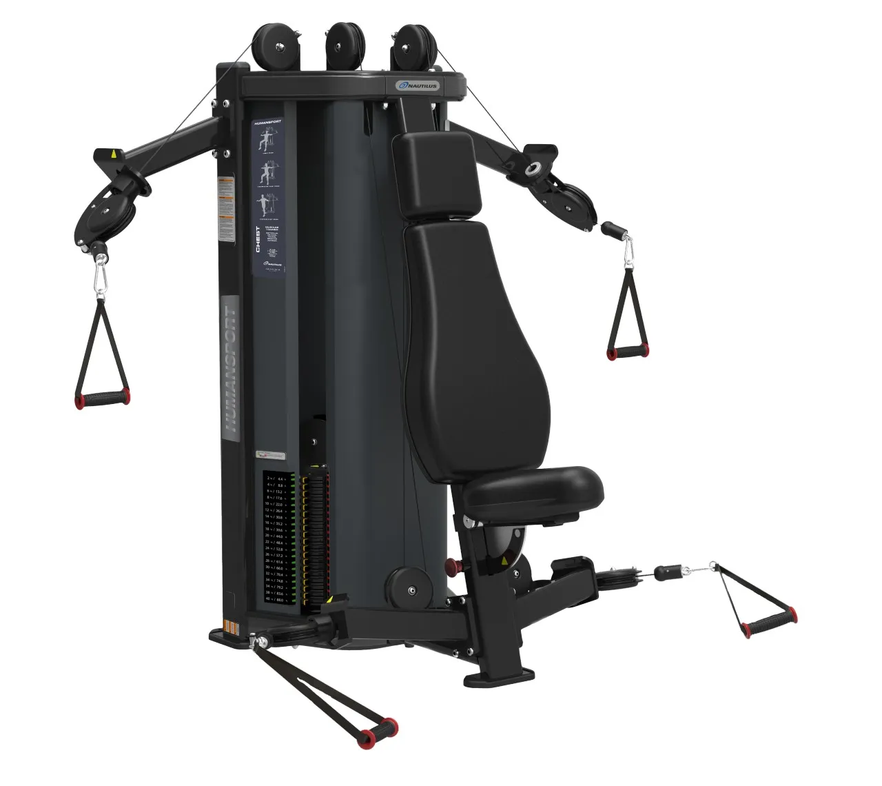 Brug Nautilus HumanSport Shoulder Chest til en forbedret oplevelse